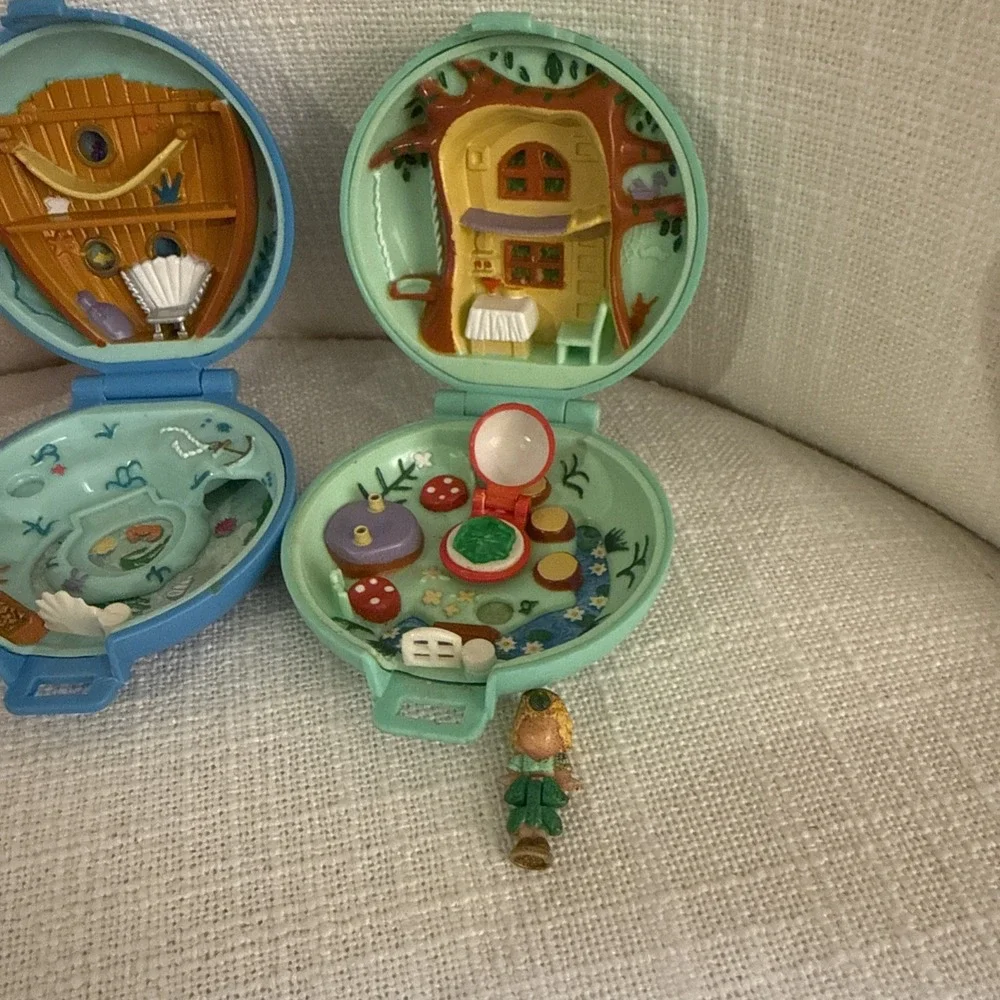 Polly Pocket 1992 Jeweled Undersea Palace Rubin Forest Ice Kingdom Bluebird READ